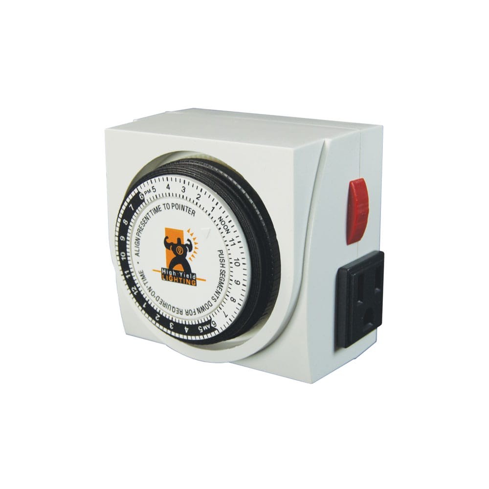 Grounded Plug 24-Hour Heavy Duty Mechanical Outlet Timer