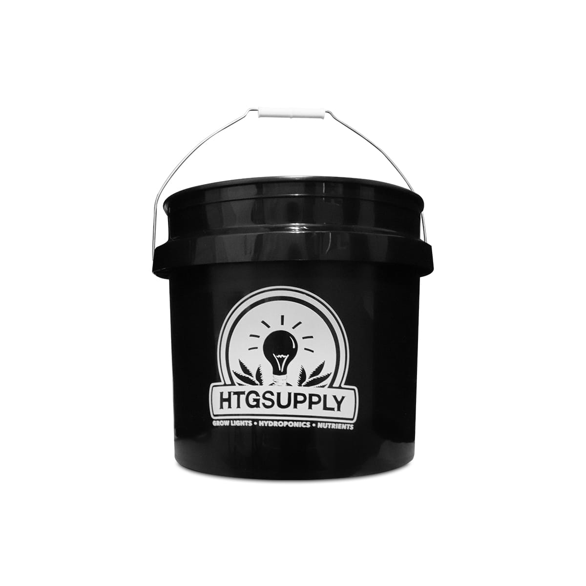 Hudson Exchange Premium 3.5 Gallon Bucket with Spouted Lid, HDPE, Black, 4 Pack