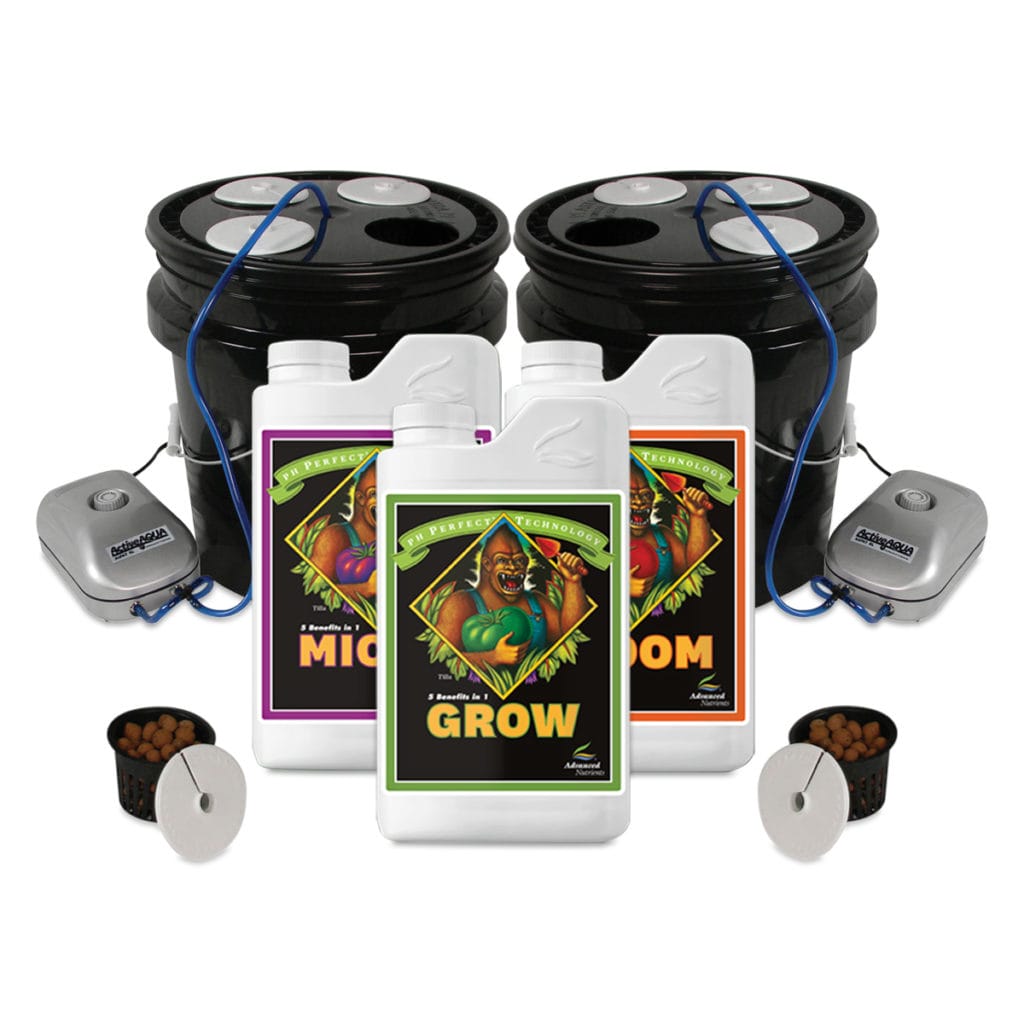 Hydro Kits Bubble Boy 4 Banger 2 Pack An Ph Perfect Grow Micro Bloom 1 Liters