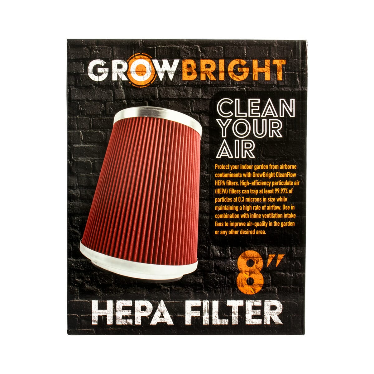 GrowBright 8" HEPA Filter Package