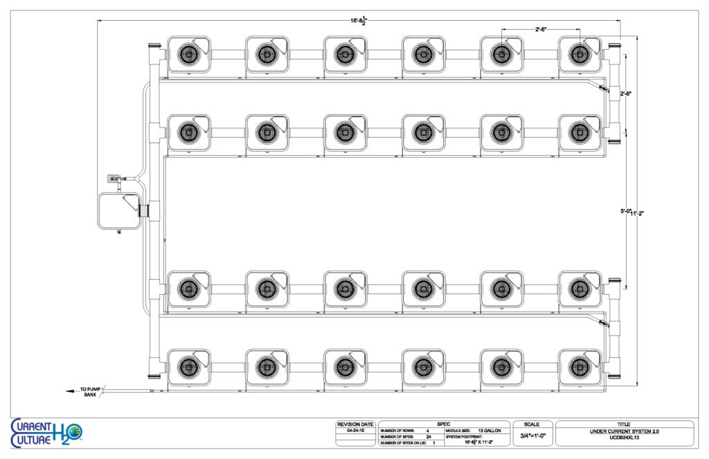 Under Current Double Barrel 24Xl13 Layout