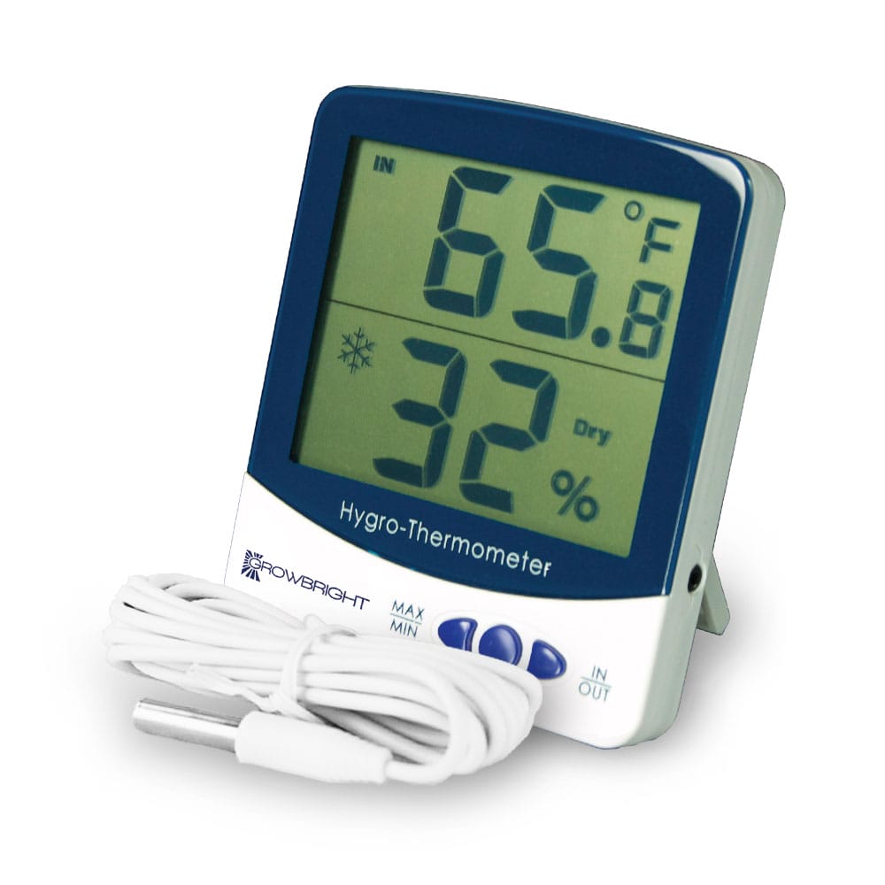 Thermometer Hygrometer, Indoor Outdoor Thermometer Hygrometer