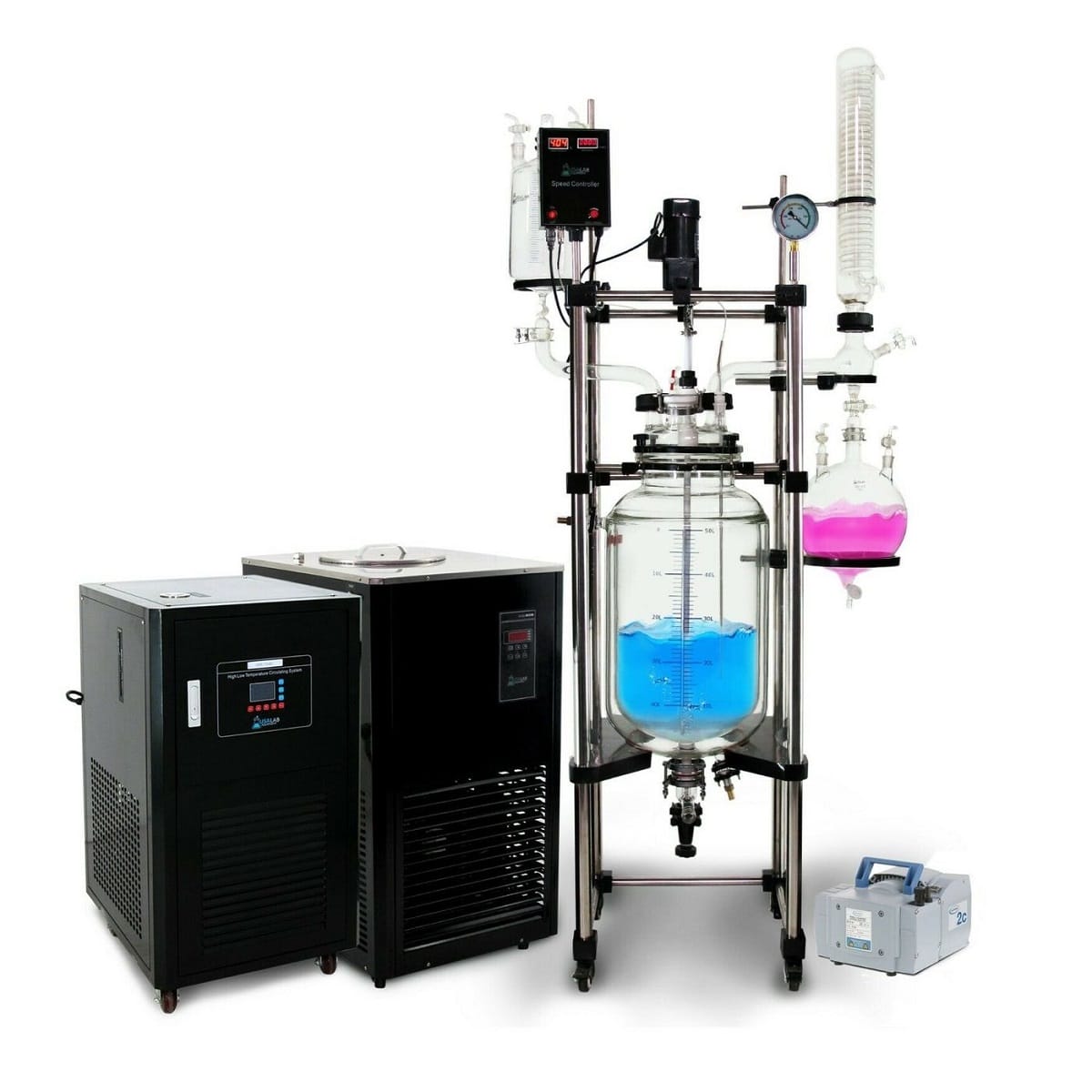 Usa Lab 50L Single Jacketed Glass Reactor Turnkey System