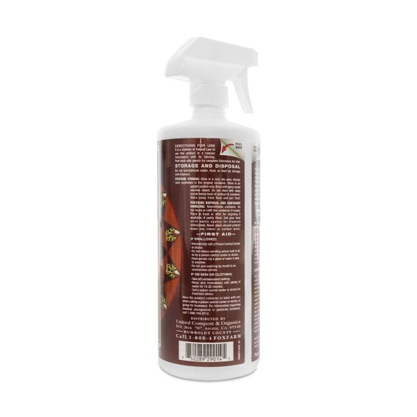 Foxfarm Bushdoctor Force Of Nature Insecticide Spray 1 Quart Directions
