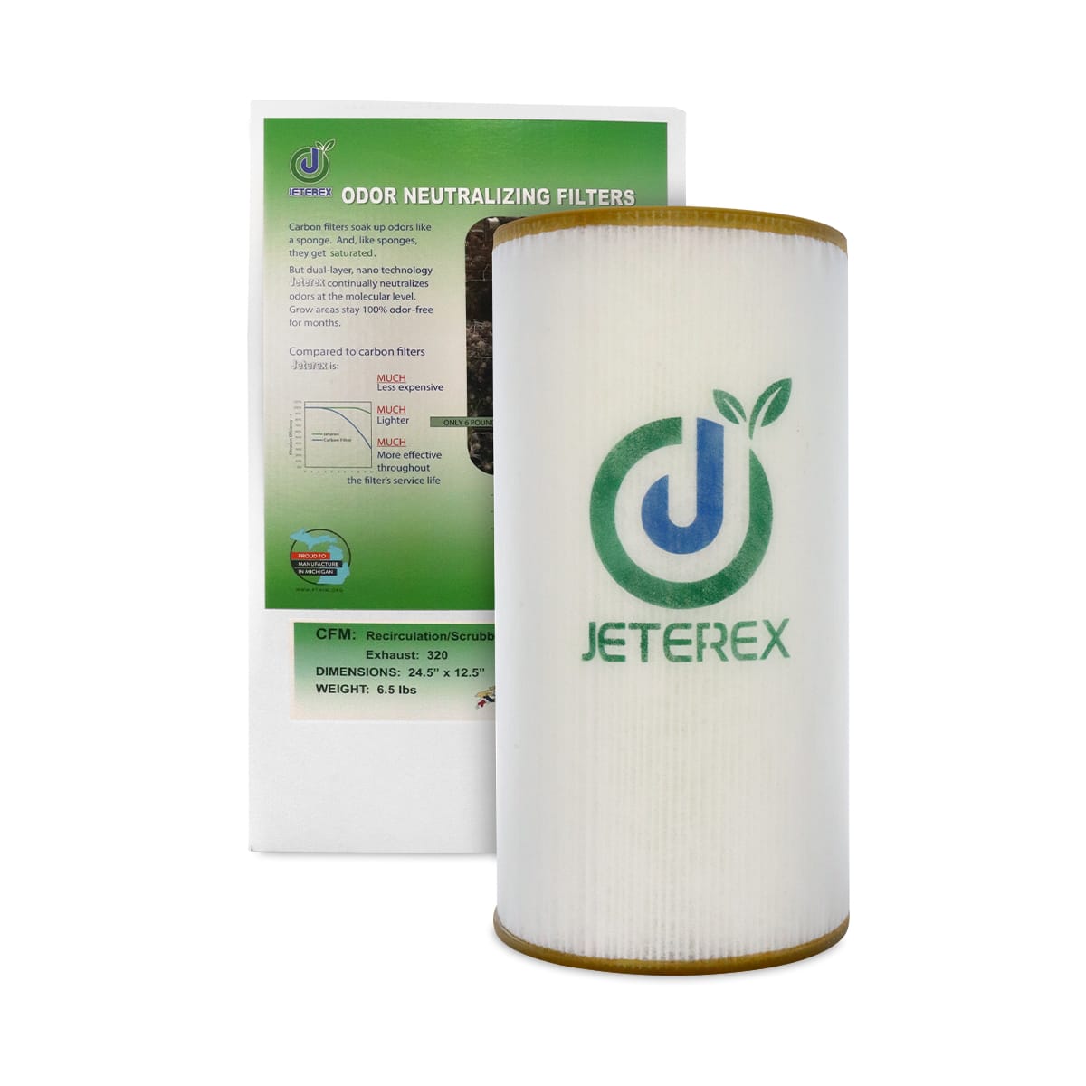 Jeterex 24x12 Odor Filter