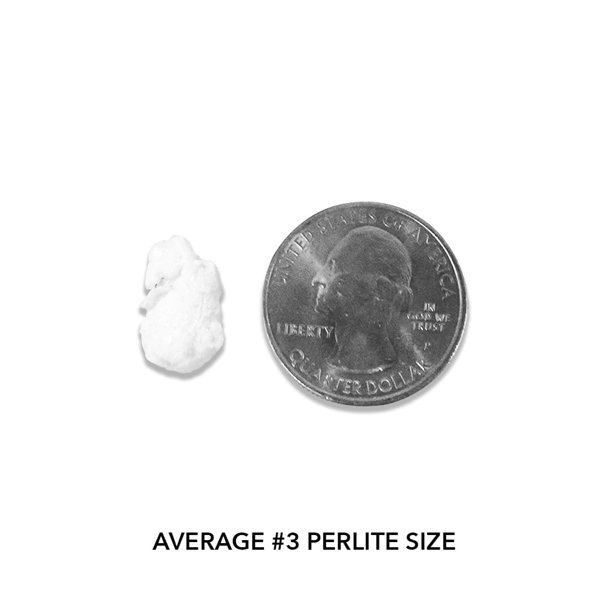 Pahroc Perlite #3 - Actual Size