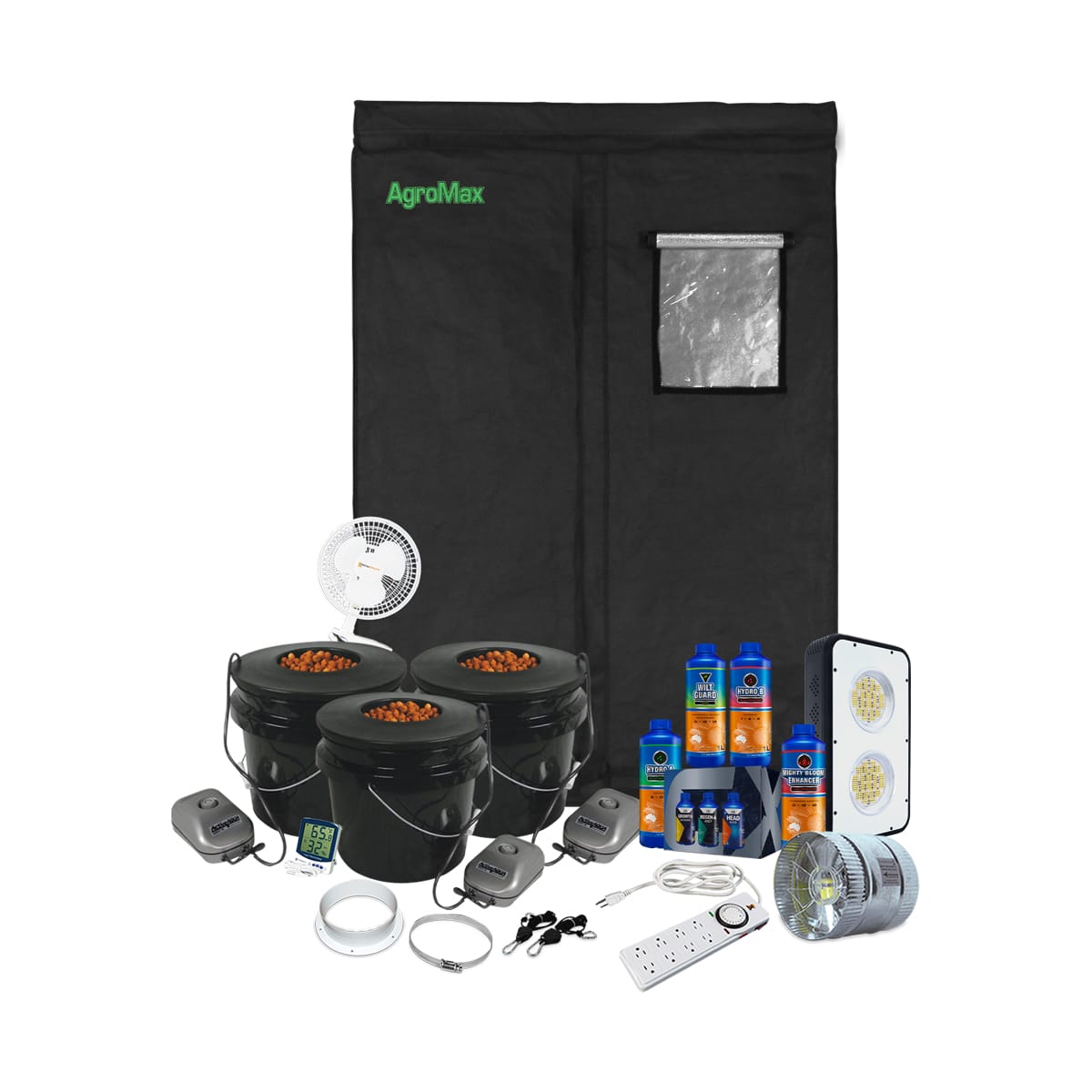 XL Zip Zag Bags - 10 Pack  HTG Supply Hydroponics & Grow Lights