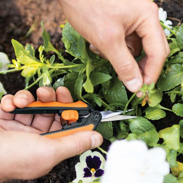 Fiskars Non-Coated Micro-Tip Snips for Gardening