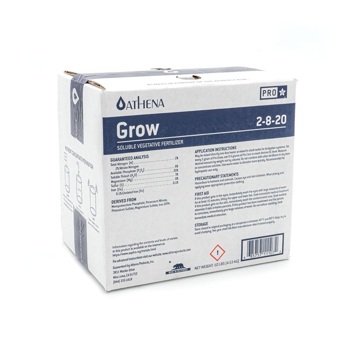 Athena Pro Grow 10lb Box