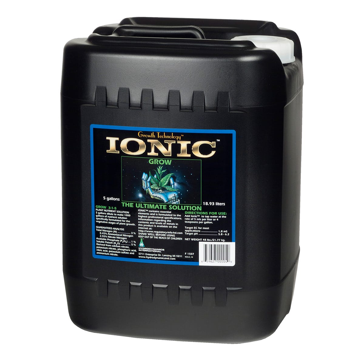Ionic Grow 5 Gallon