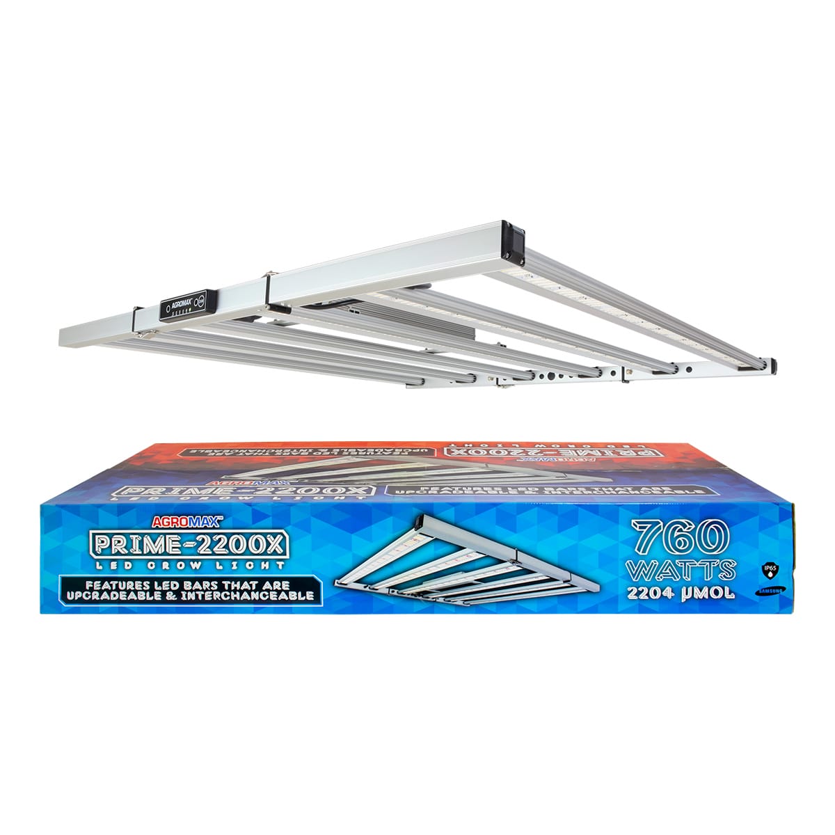 AgroMax Prime 2200X LED Grow Light 760w HTGSupply