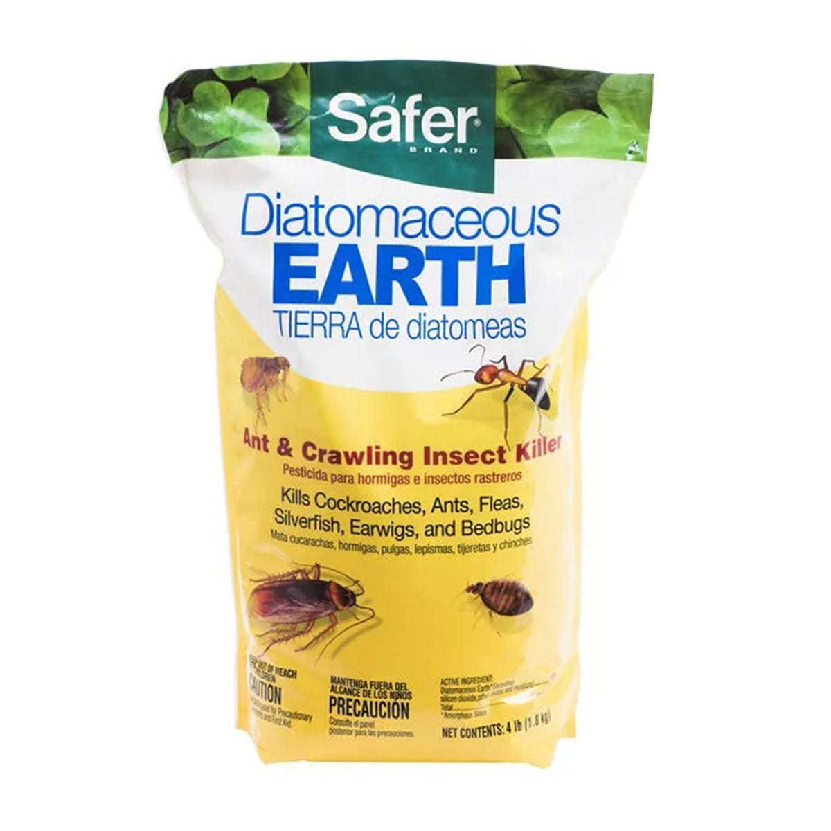 Safer Diatomaceous Earth Insect Killer 4 Lb ⋆ HTG Supply Hydroponics
