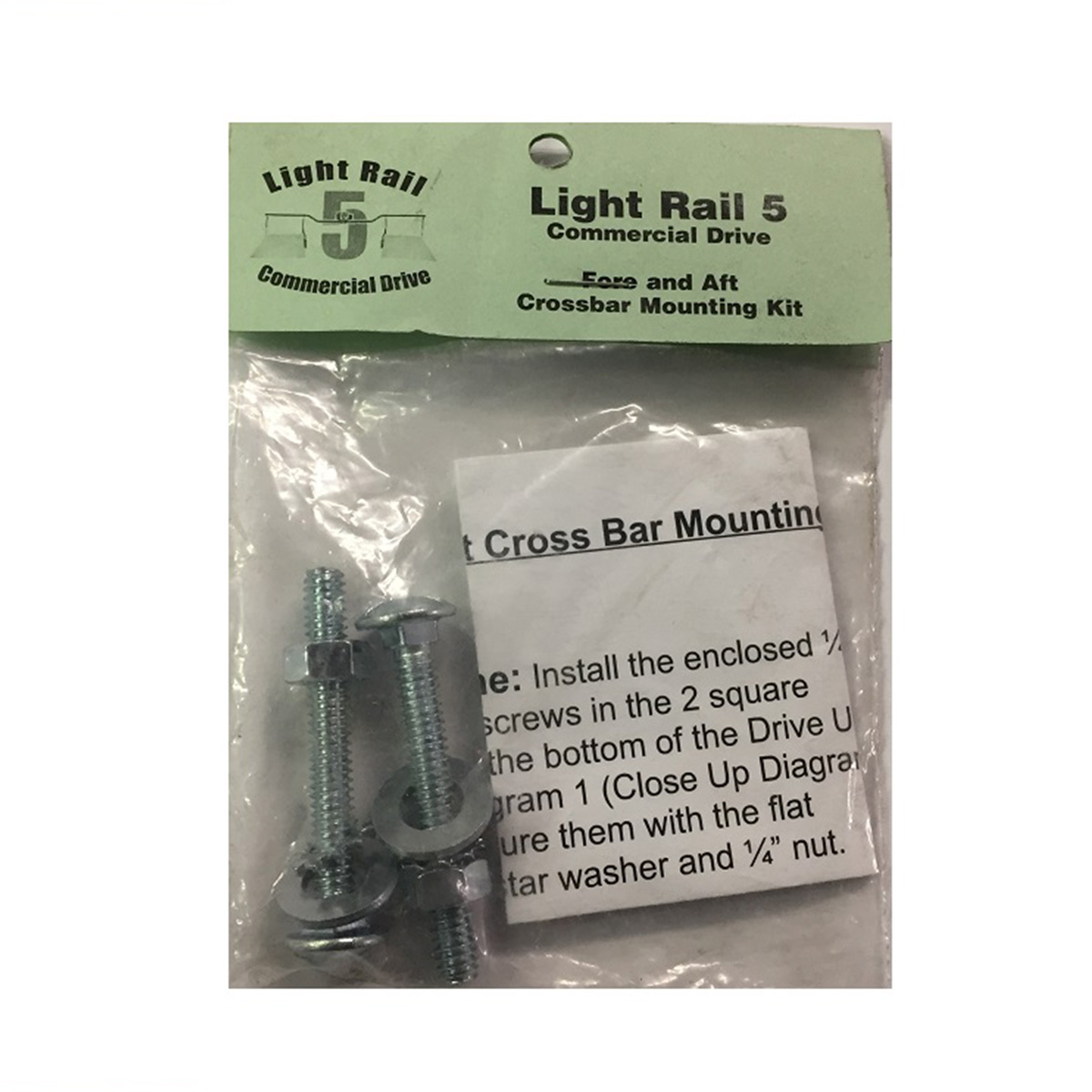 Light Rail 5.0 Crossbar Mounting Kit