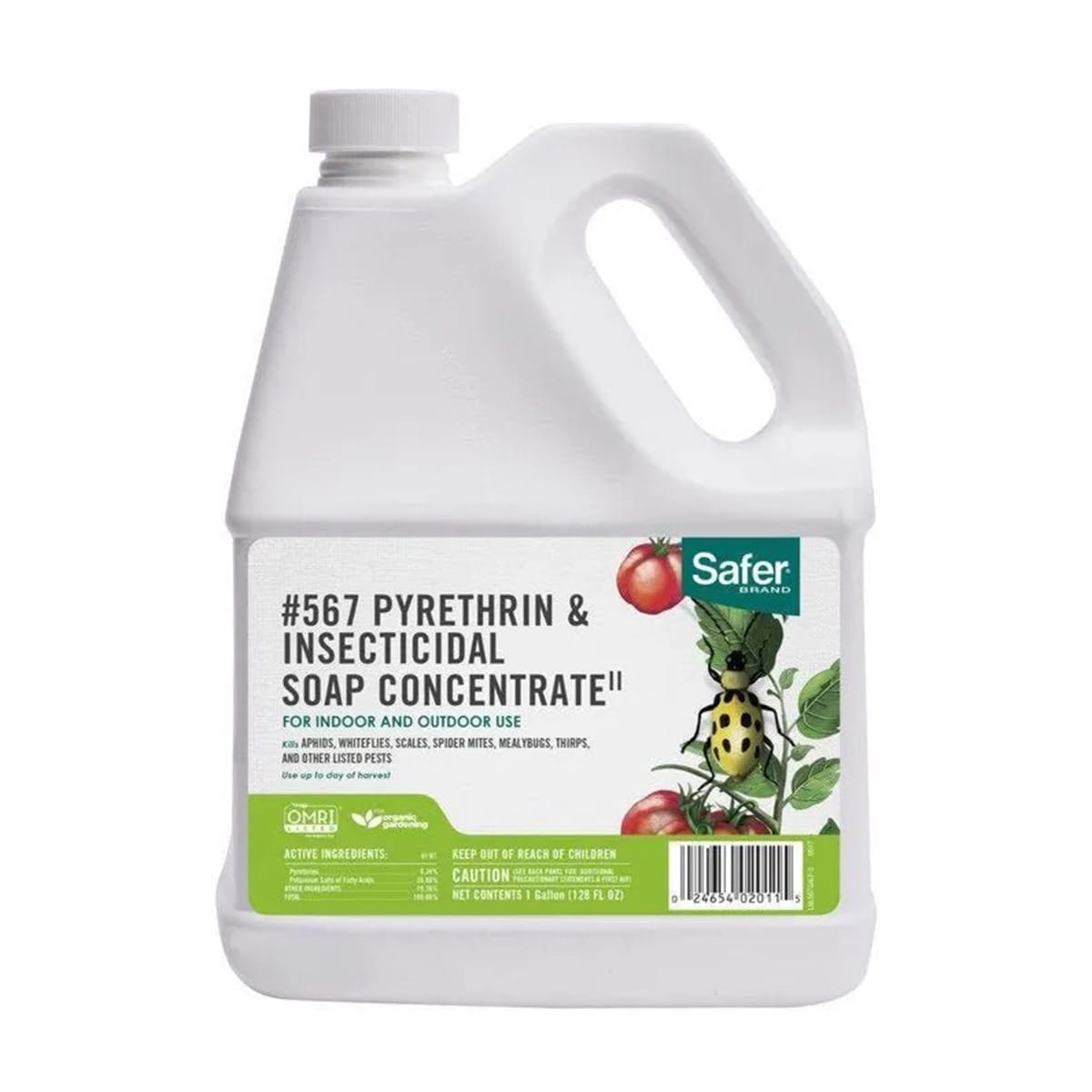 Safer Insecticidal Soap and Pyrethrin Concentrate Gallon