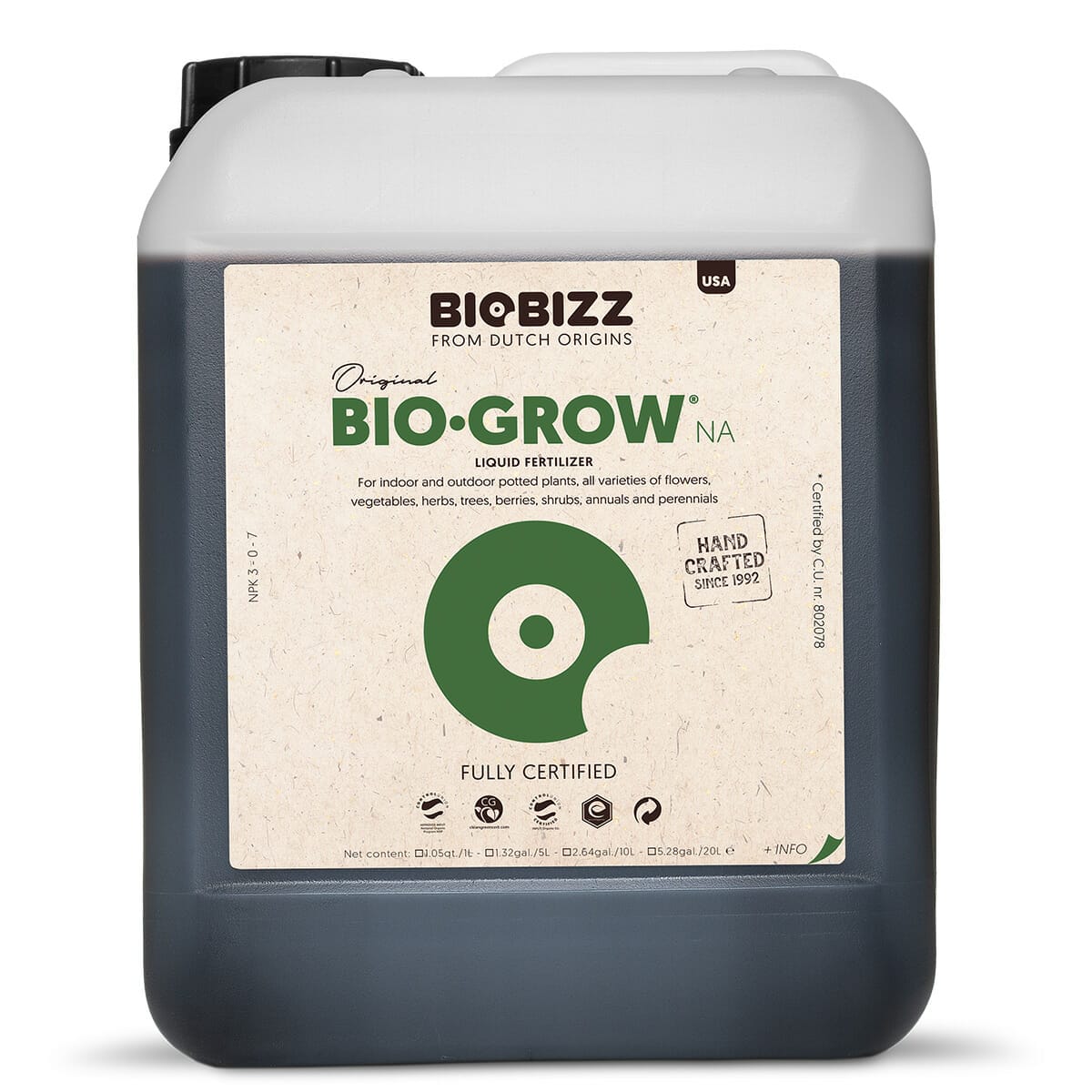 Biobizz Bio-Grow Fertilizer 5L