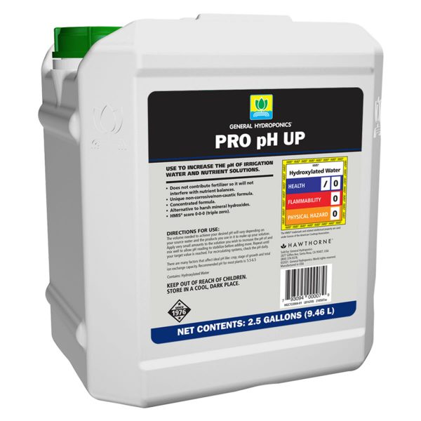 General Hydroponics PRO pH Up 2.5 Gal