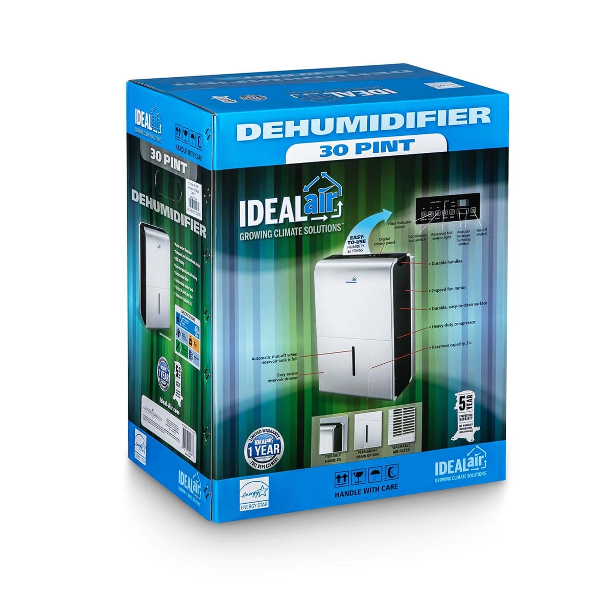 Ideal Air Dehumidifier 30pt Packaging 1