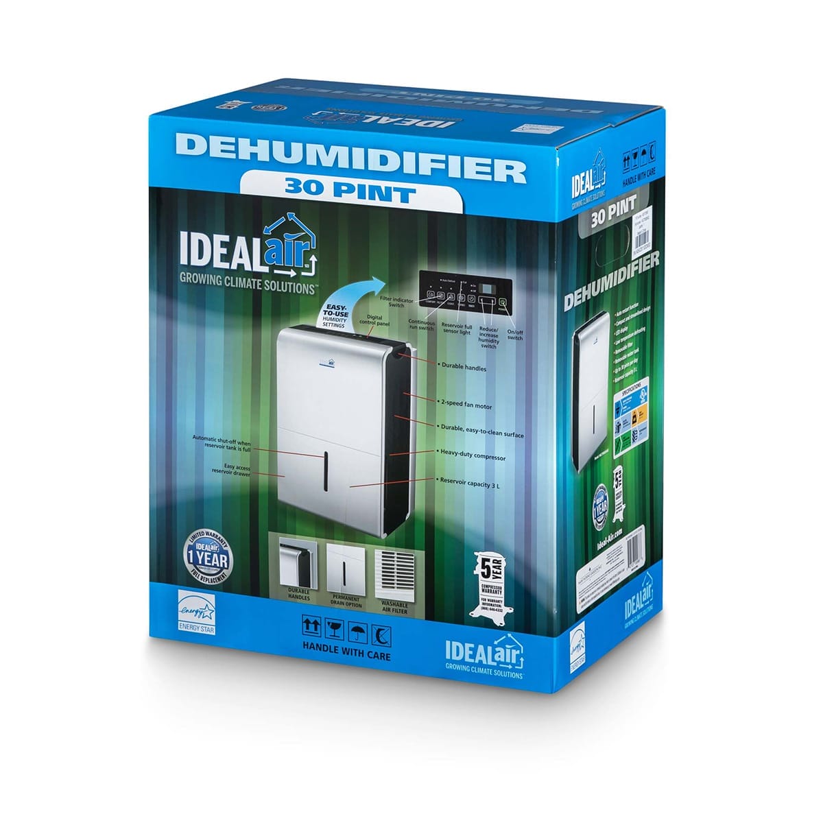 Ideal Air Dehumidifier 30pt Packaging 2