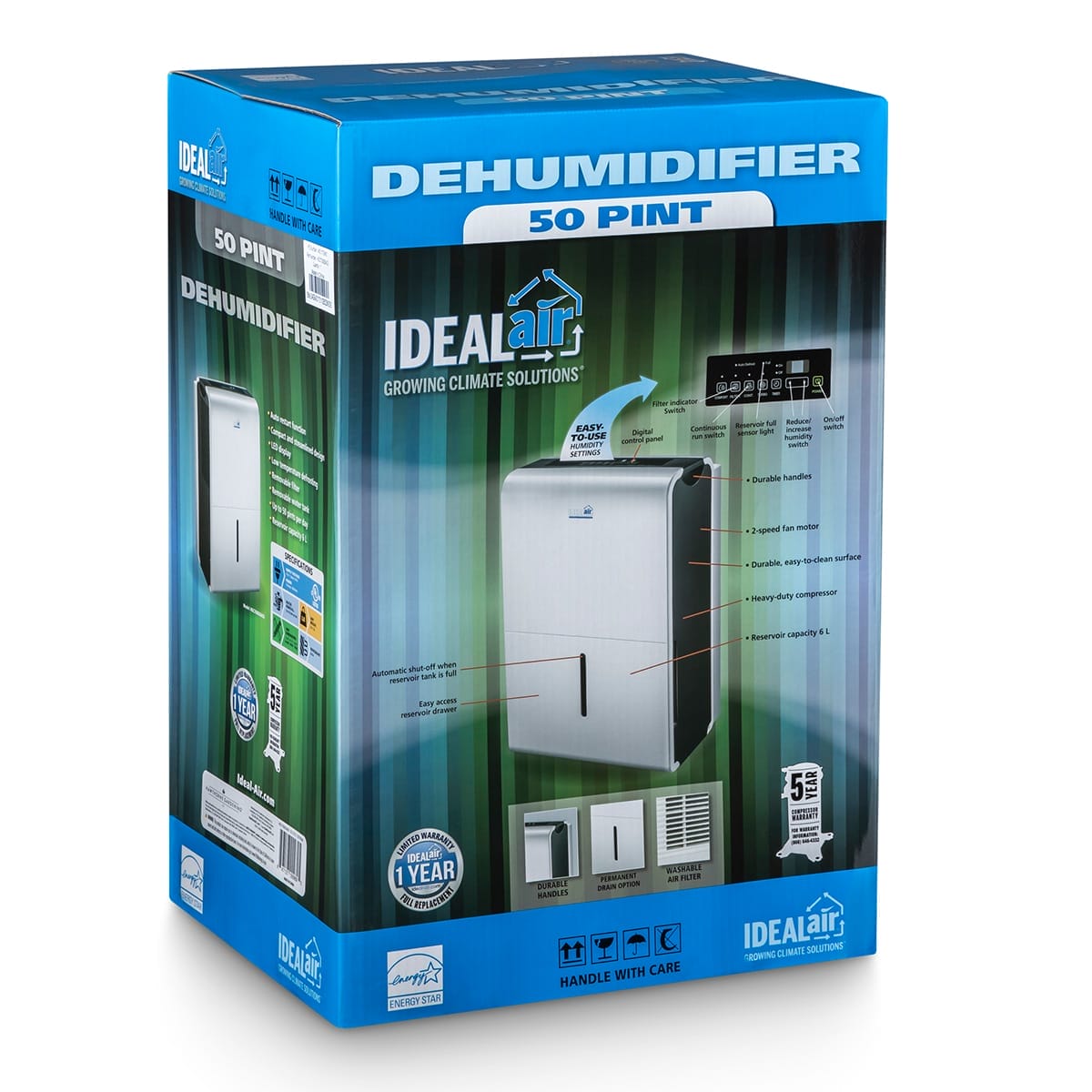 Ideal Air Dehumidifier 50pt Packaging 1