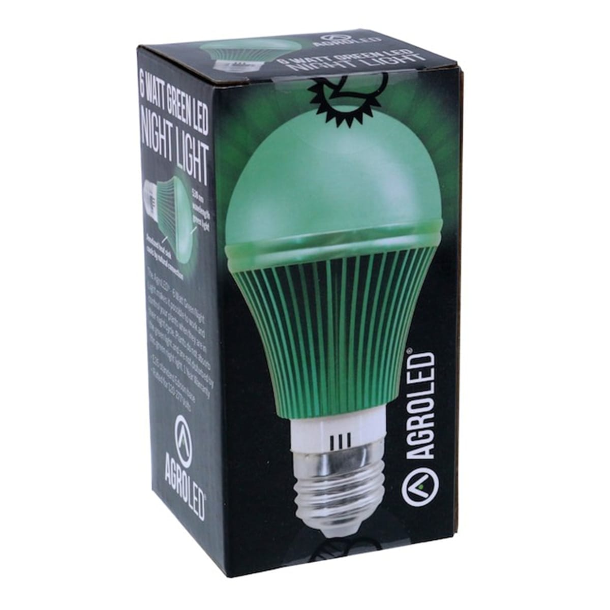 AgroLED 6 Watt Green LED Night Light Package