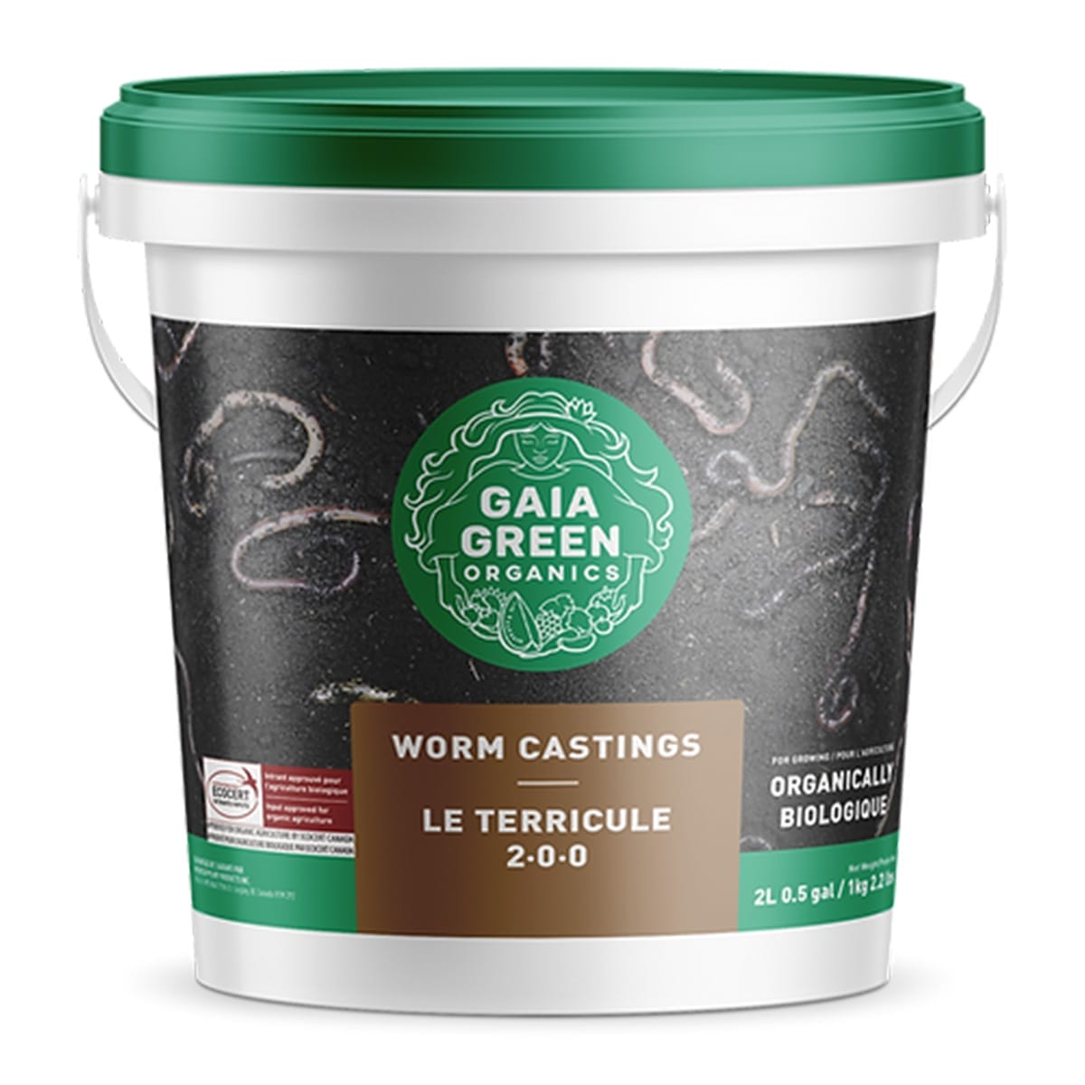 Gaia Green Organics Worm Castings 2L