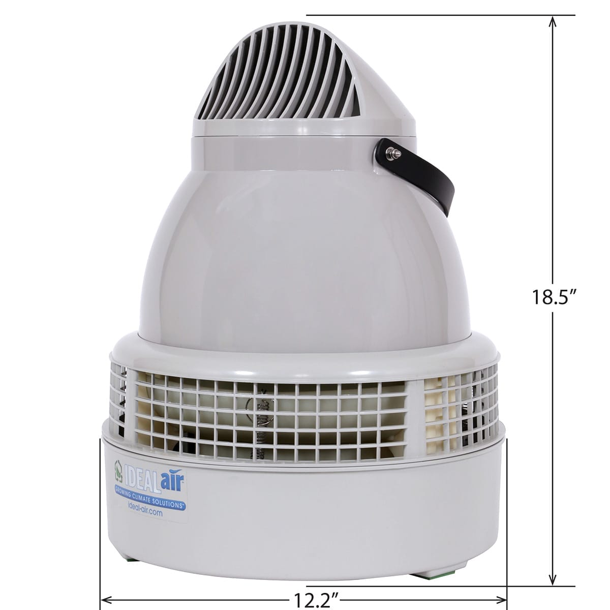 IdealAir 75 pint Humidifier Size Chart