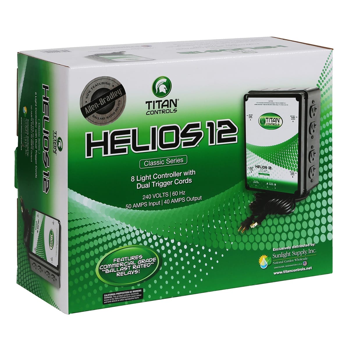 Titan Controls Helios 12 Packaging
